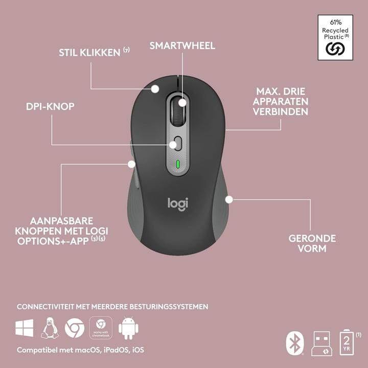 Immagine prodotto Logitech Signature Slim Combo MK950 (USA, Senza fili)