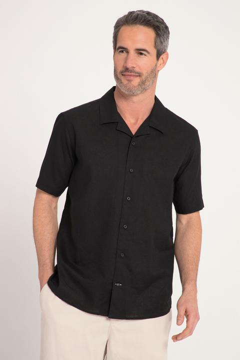 Produktbild JP1880 Hemd, Halbarm, Leinenmix, Kubakragen, Modern Fit (XL)
