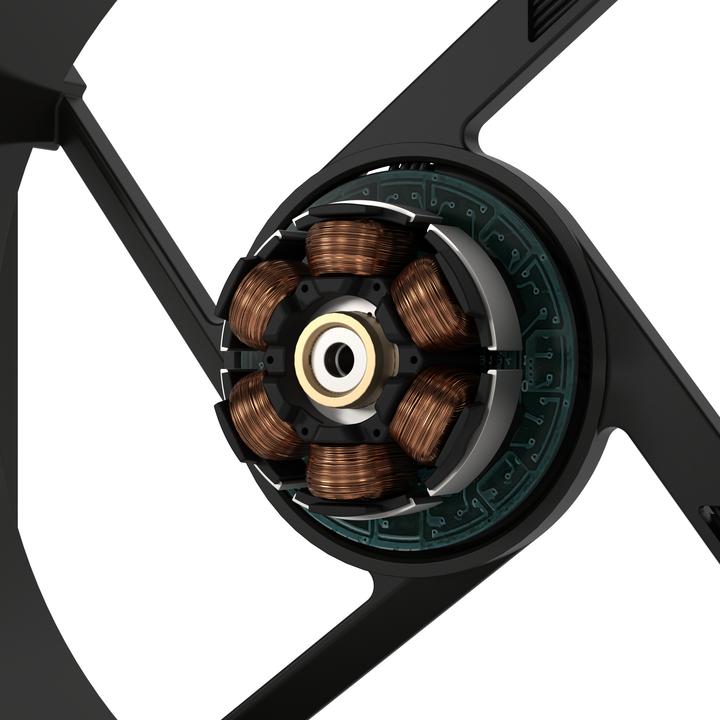 Produktbild ASUS LÜFTER PROART PF120 FAN PWM BLACK 3IN1 (120 mm, 3x)