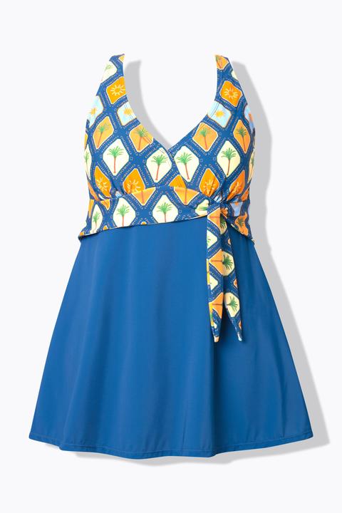 Image du produit Ulla Popken Badekleid, Schleife, Softcups, Neckholder-Optik (52)