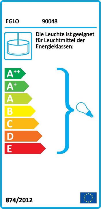 Label énergétique EGLO Amadora (E27)