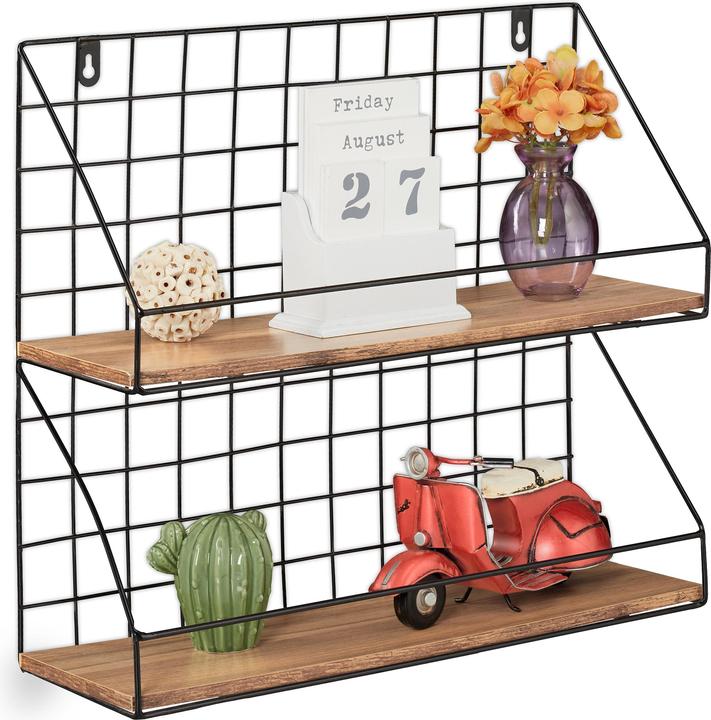 Actual product image Relaxdays Wall Shelf (45 x 16 x 41 cm)