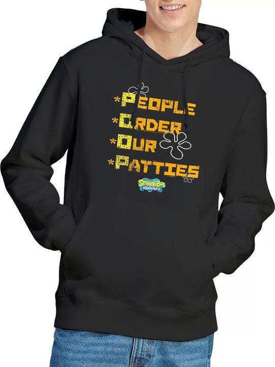 Produktbild Spongebob Squarepants People Order Our Patties Kapuzenpullover (M)