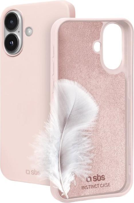 Immagine prodotto SBS Cover Instinct per iPhone 16 rosa (Apple iPhone 16)