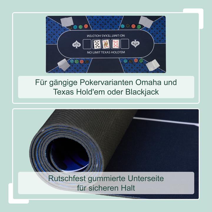 Image du produit Relaxdays Pokermatte 120 x 60 cm
