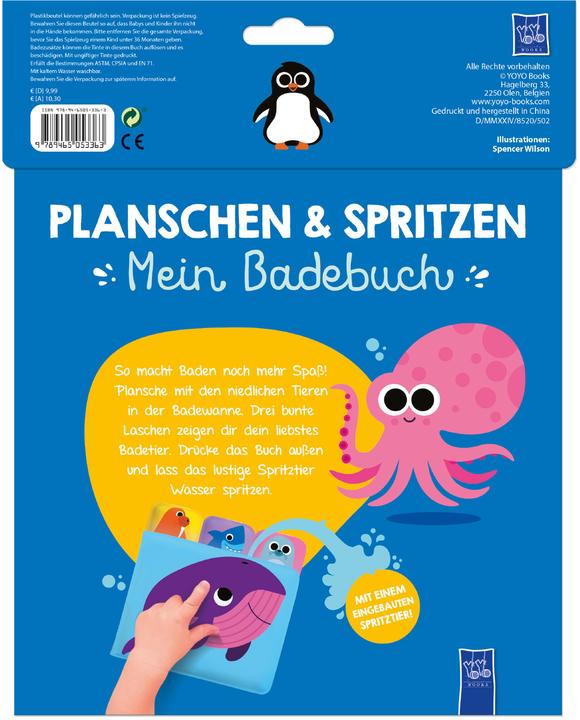 Produktbild Planschen & Spritzen - Mein Badebuch (Wal)