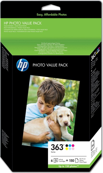 Produktbild HP 363 Serie Value Fotoset (M, BK, LC, LM, Y, C)