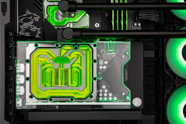 Actual product image EKWB EK QuanVector² FE RTX 4090 D-RGB Ni+Pl 3831109900703