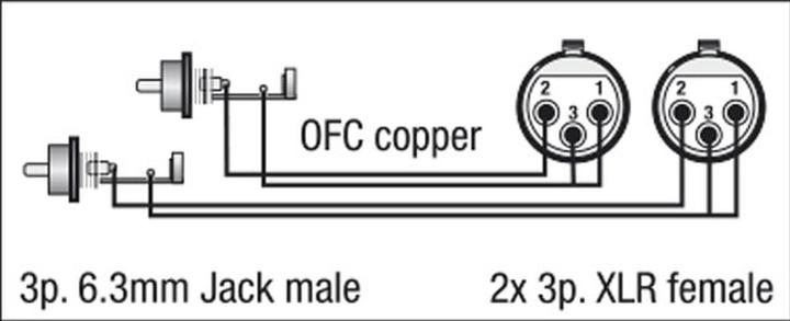 Actual product image DAP-Audio Fl25 (1.50 m, Cinch Cables)