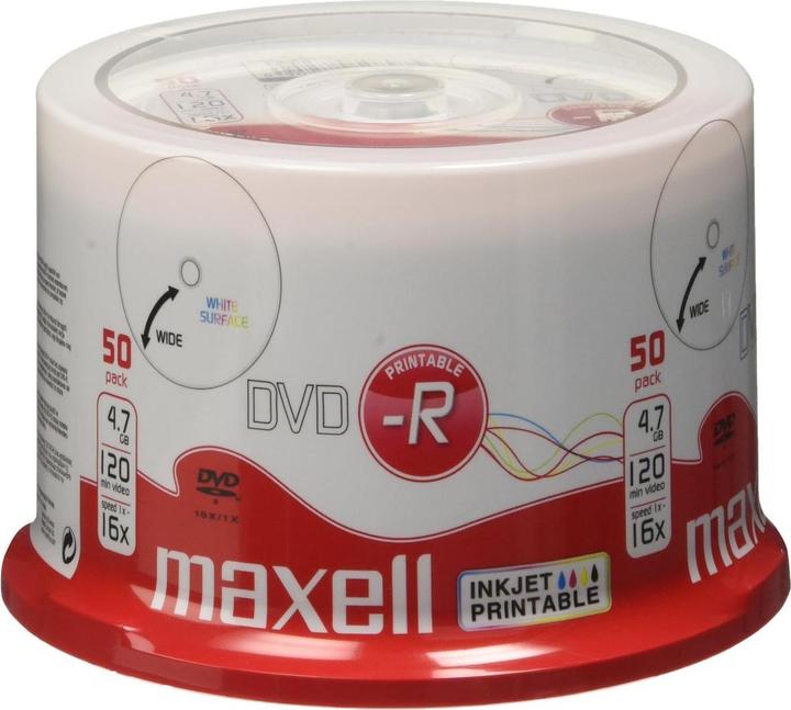 Produktbild Maxell DVD-R 4,7 GB 50 Stück (50x)