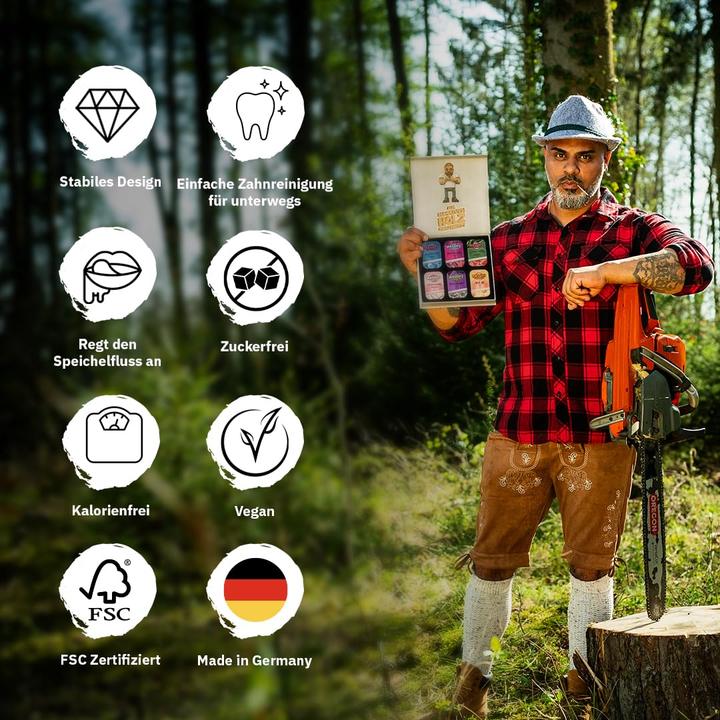 Immagine prodotto Wunder Zahnstocher Massiv's Big M Zahnstocher mit Geschmack Peach Ice