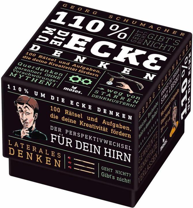 Actual product image 110% think around the corner (German, 2 - 10 Players)