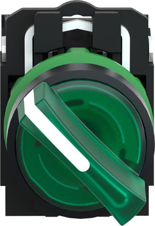 Actual product image Schneider Electric Illuminated selector switch XB5AK123G5