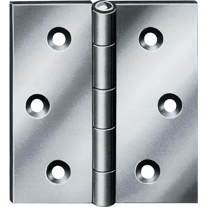 Vormann, Türbeschlag + Scharnier, Scharnier H.30mm B.30mm S.0,9mm STA blau ( 3000272140 )