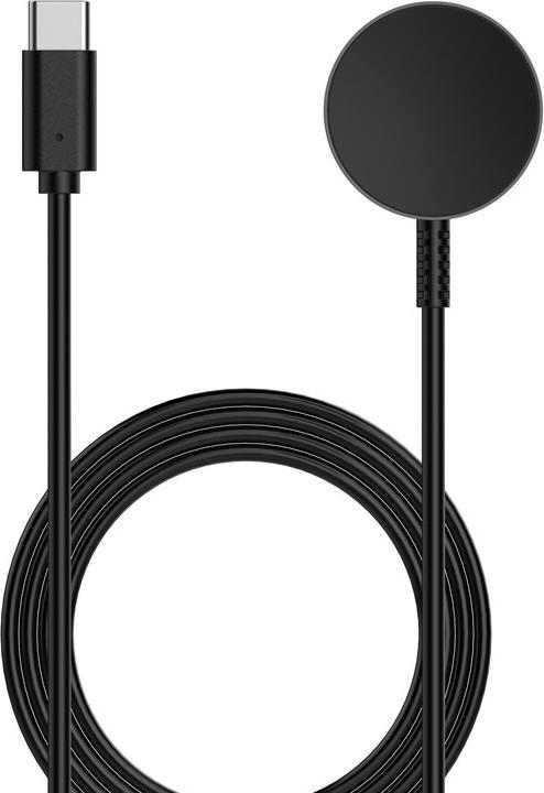Produktbild Deltalabs USB C Magnetisches Ladekabel 1m für Galaxy Watch 6/5/4/Active 2/1, Schwarz