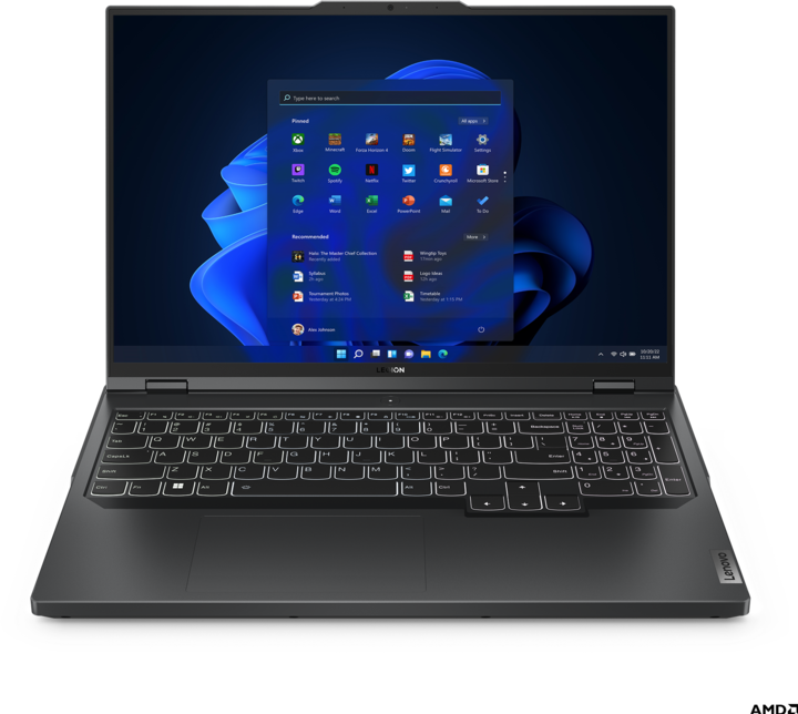 Lenovo Legion Pro 5 16ARX8 (16", AMD Ryzen 9 7945HX, 32 GB, 1000 GB, DE)
