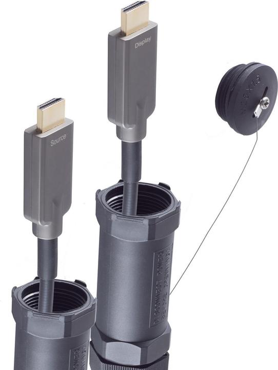 Produktbild Shiverpeaks ®-BASIC-S--HDMI Anschlusskabel-Optisches HDMI Trittfest (Armored) Kabel, 4K, 30,0m (4 m, HDMI)
