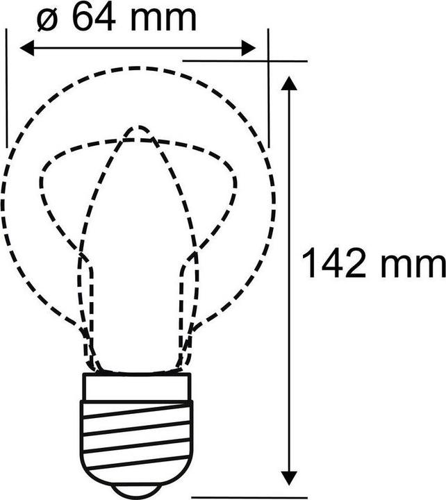 Image du produit Paulmann LED en forme d'ampoule Inner Glow Helix E27 (E27, 3.50 W, 180 lm, 1 x)