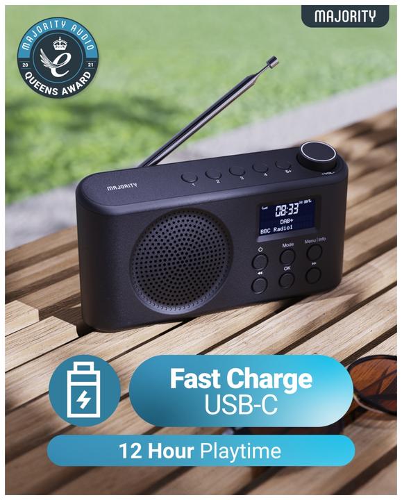 Produktbild Majority Orwell Valo (DAB+, FM, Bluetooth)