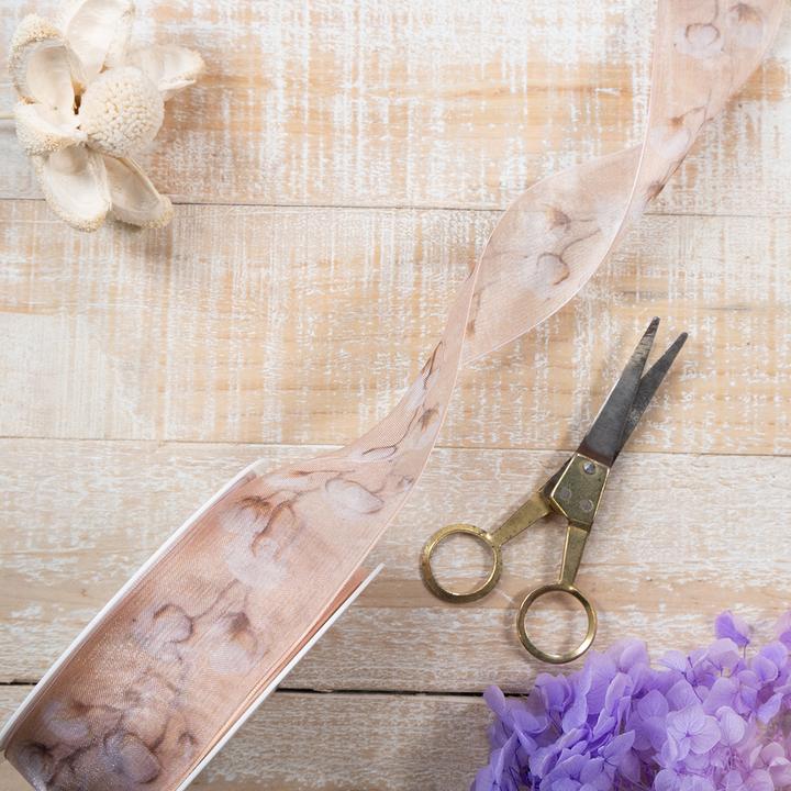 Produktbild Viana band mit Baumwollblüten für Dekoration und Geschenkverpackung