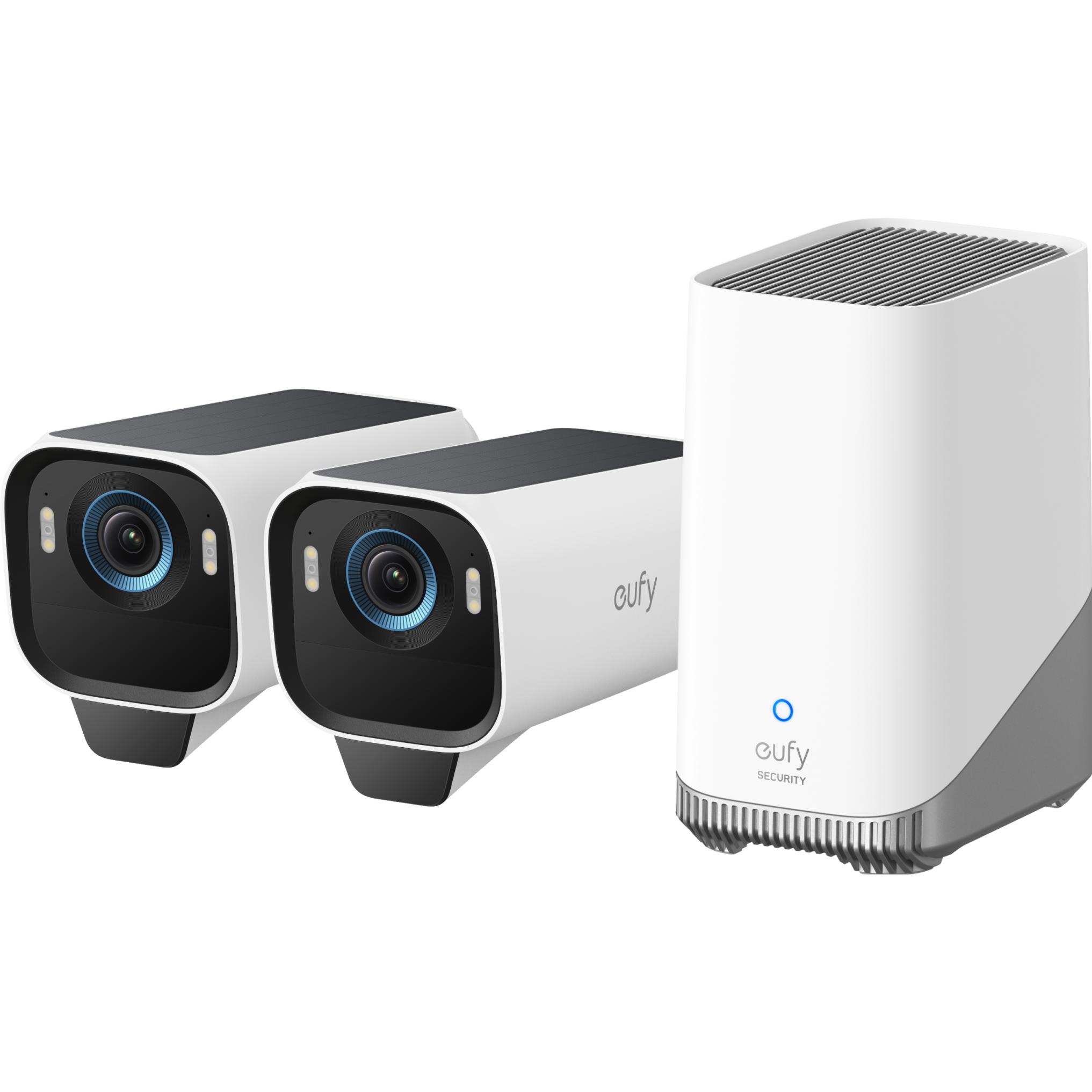 Thumbnail - eufy Eufycam S3 Pro 2 Kit (3840 x 2160 Pixels), Netzwerkkamera, Weiss