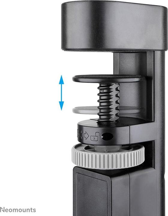 Image du produit Neomounts Tischsteckdose mit Klemme 3-fach/230V/USB-A/2xUSB-C/schwarz (Tables)