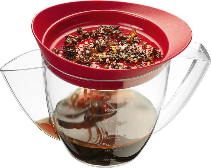 Actual product image Westmark Grease-separating can with sieve (1000 ml)