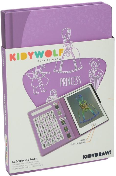 Actual product image Kidywolf Leuchtende Designtafel mini Prinzessin