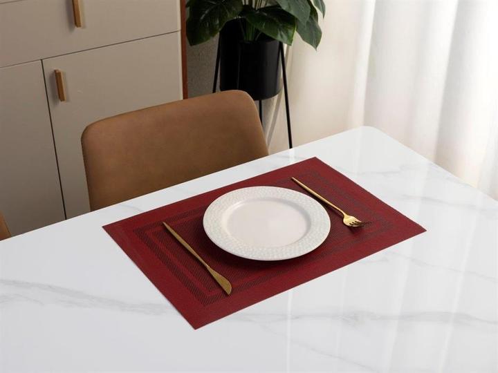 Produktbild GuGus Tischset bordeaux rot 45x30cm beidseitigverwendbar (30 x 45 cm)