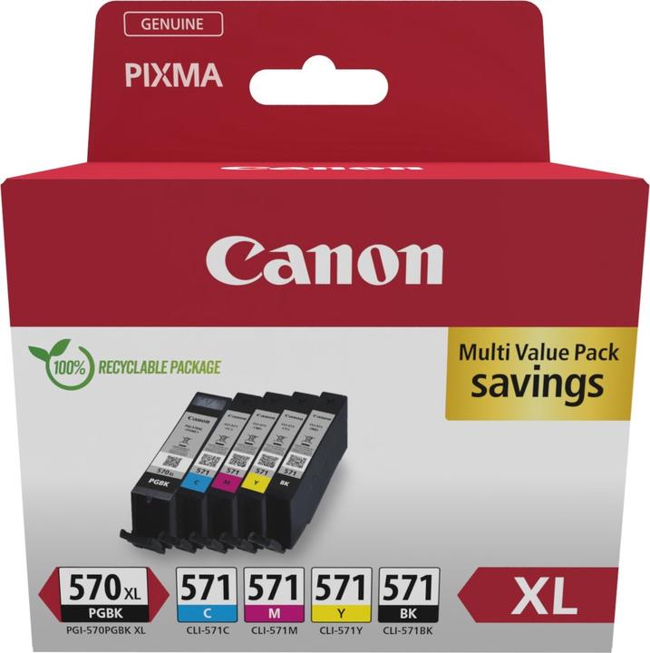Canon PGI-570XL/CLI-571 PGBK/C/M/Y/BK