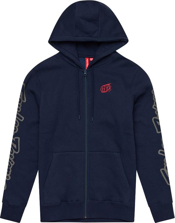 Actual product image Troy Lee Designs Zip Up Hoodie Hoodie, Branded, black, XL (XL)