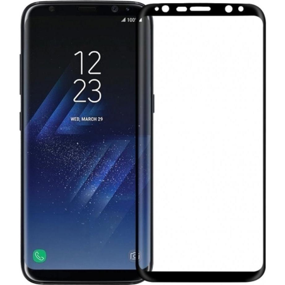 Screenguard Samsung Galaxy S8+ Full Screen Panzerglas Schutzfolie 2.5D 9H (1 Stück, Samsung Galaxy S8+), Smartphone Schu...