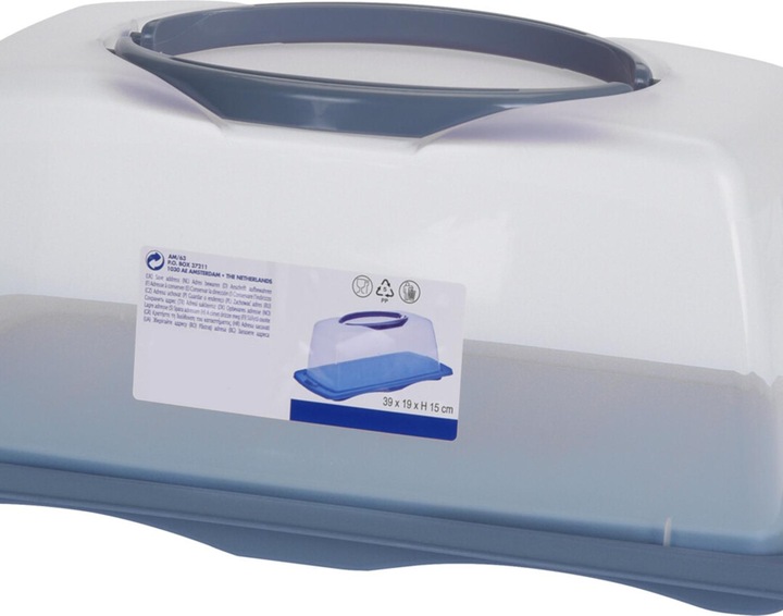 Produktbild Inda-Exclusiv Kuchen Transportbox Kuchenbehälter Kuchenplatte Tortenbehälter