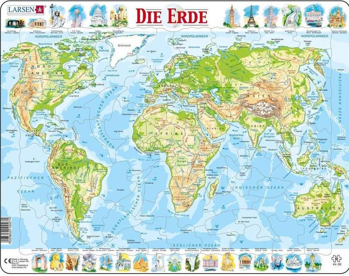 Larsen Die Welt physisch (80 Teile)