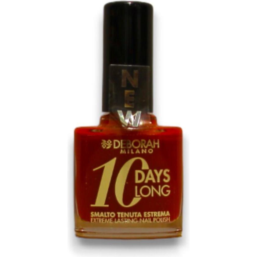 Deborah Milano, Nagellack, 10 Days Long Nail Enamel No.161 (161, Farblack)