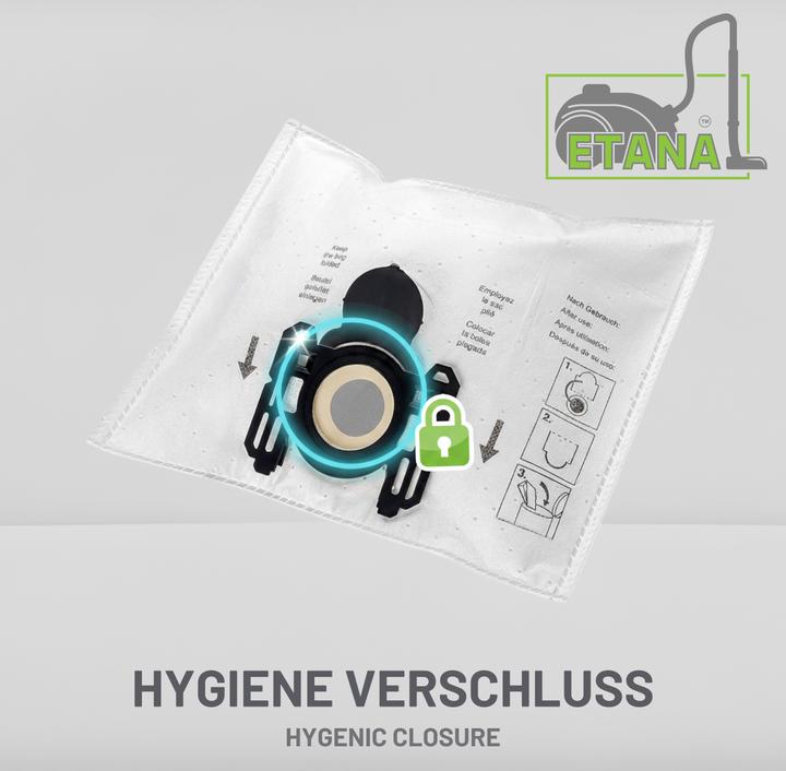 Produktbild Etana I 20 Staubsaugerbeutel passend für AEG Vampyr Ce Power 24 Trio I Staubbeutel inkl. 2 Filter (20x)