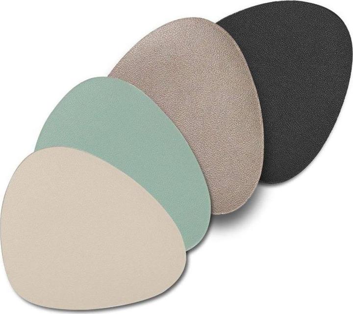 Actual product image Zeller Present Creme (6 x, Glass coaster)