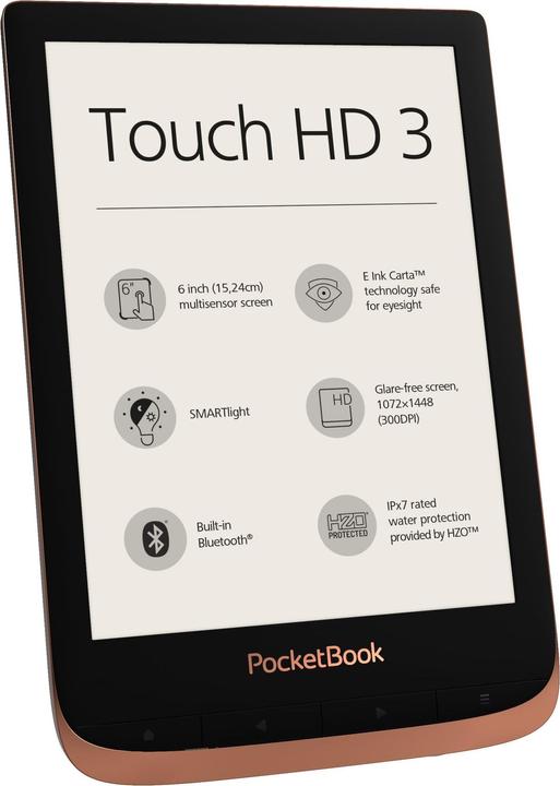 Produktbild PocketBook Touch HD 3 (6", 16 GB, Spicy Copper)