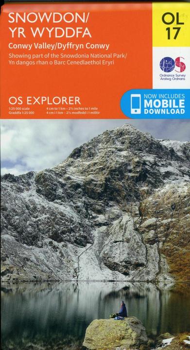 Actual product image OS Explorer Map Snowdon/Yr Wyddfa
