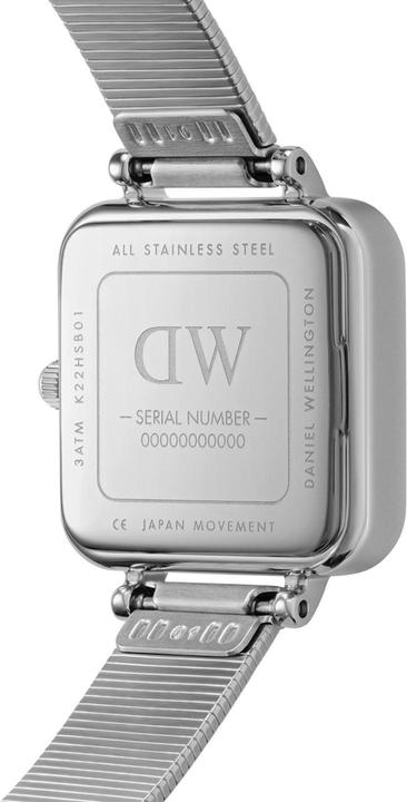 Produktbild Daniel Wellington Quadro Studio Silver Black (Analoguhr, 22 mm)
