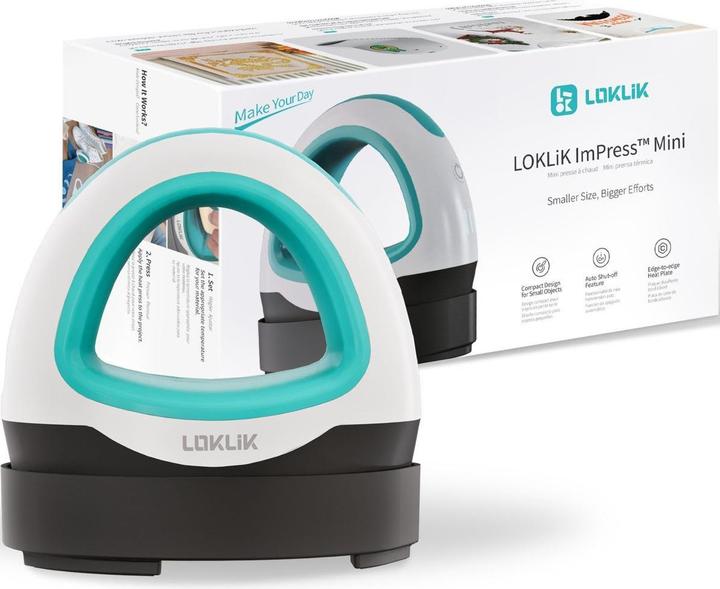 Image du produit Loklik Mini Heat Press *bleu*