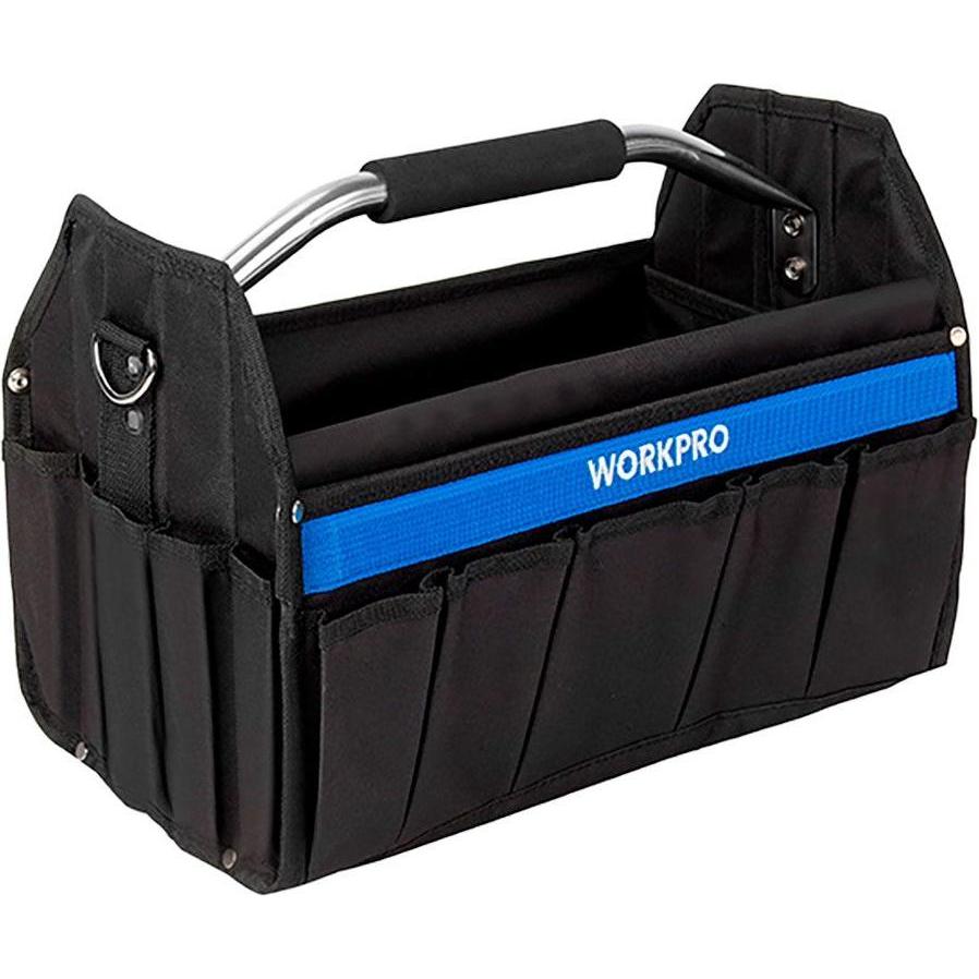 Workpro, Cassetta degli attrezzi, Tool bag, folding, 41 x 23.5 x 27 cm