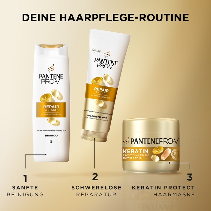 Actual product image Pantene Pro-V Repair & Care (90 ml, Liquid shampoo)
