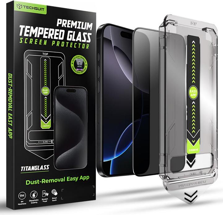 Techsuit TitanGlass FullCover (Apple iPhone 16 Pro Max)
