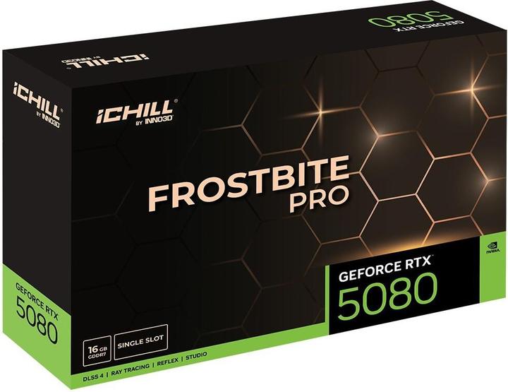 Actual product image Inno3D RTX5080 iChill Frostbite Pro 16GB GDDR7 HDMI 3xDP (16 GB)