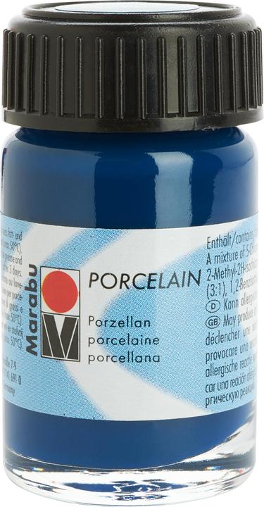 Actual product image Marabu Porcelain paint "Porcelain", petrol, 15 ml (15 ml)