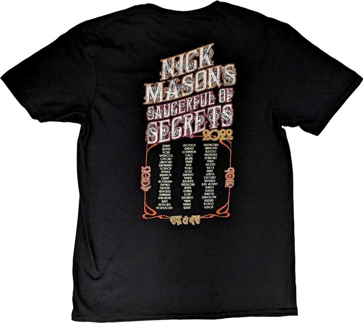 Produktbild Mason's Erwachsene Hokusai Wave European Tour 2022 Rücken Print TShirt (S)