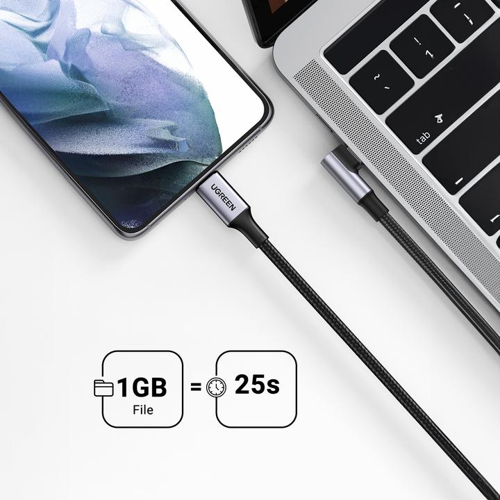 Actual product image Ugreen USB Type C - USB Type C (2 m, USB 2.0, 100 W)