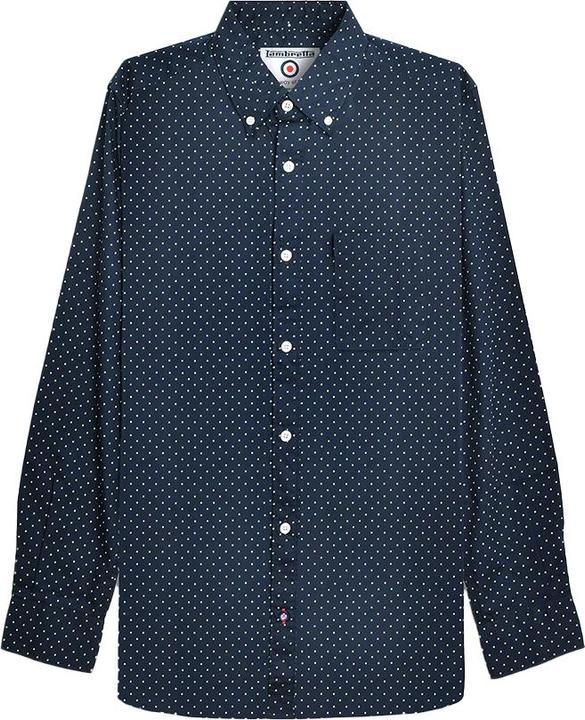 Immagine prodotto Lambretta Camicia Puntini Manica Lunga Uomo (M)
