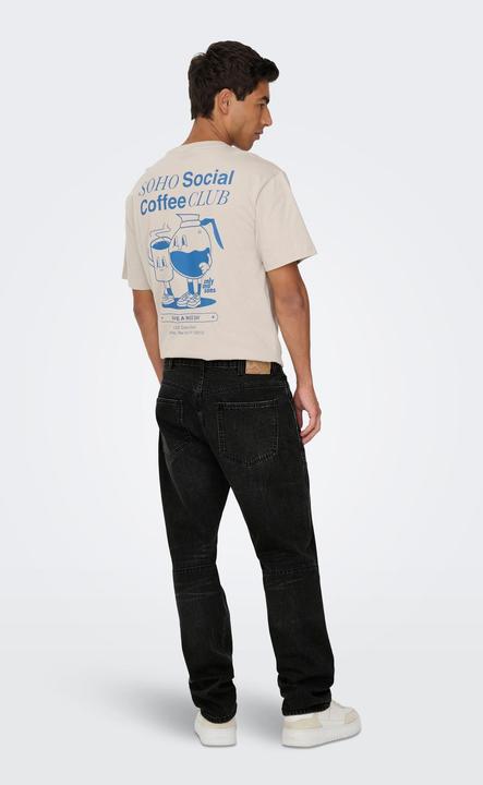 Produktbild Only & Sons ONSEDGE Mid Rise Gerade geschnitten Jeans Normal geschnitten jeans (W33/L32)